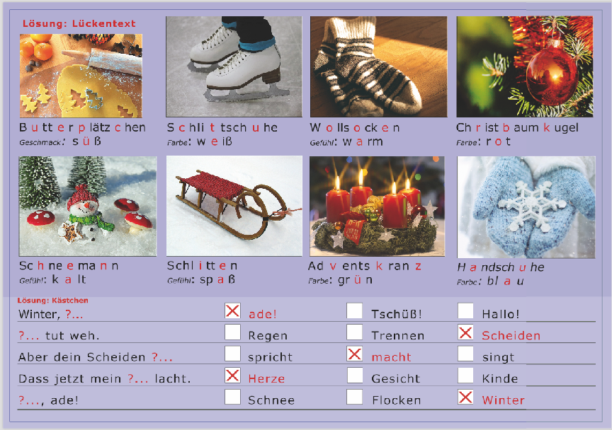 XXL- Rätselblock Winterträume