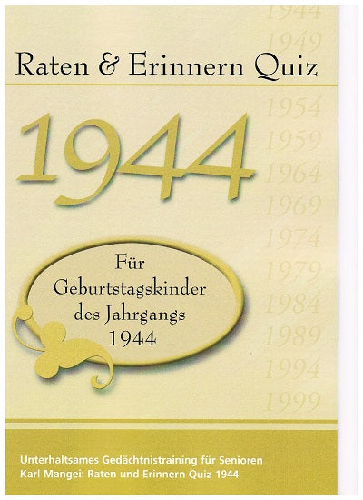 1944 Raten und Erinnern - Quiz