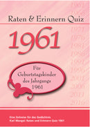 1961 Raten und Erinnern - Quiz