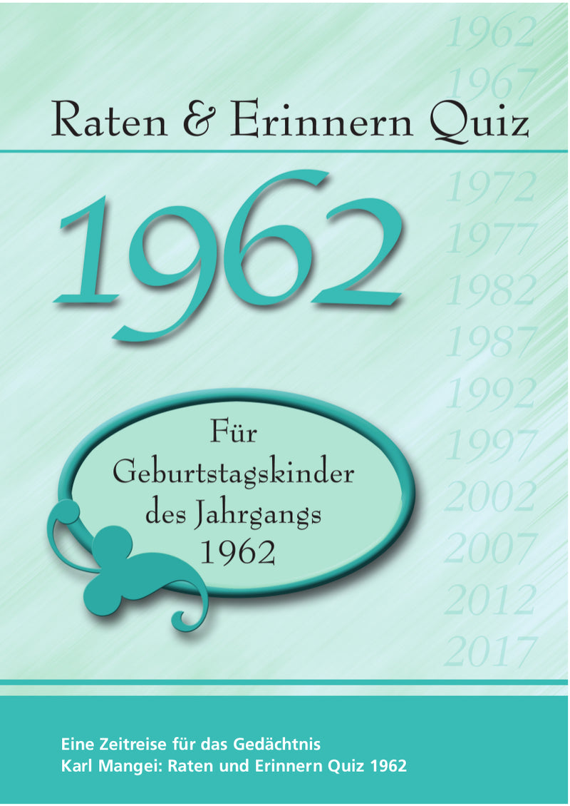 1962 Raten und Erinnern - Quiz