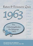 1963 Raten und Erinnern - Quiz