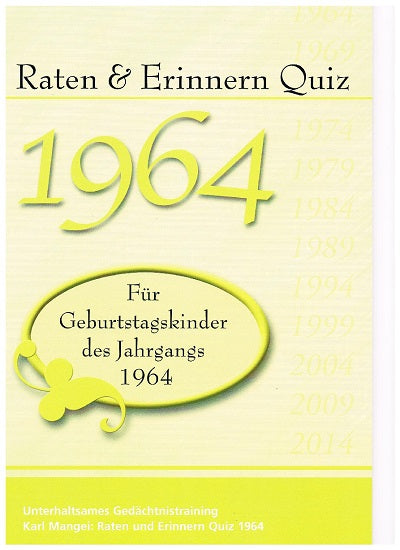 1964 Raten und Erinnern - Quiz