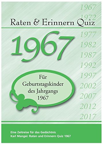 1967 Raten und Erinnern - Quiz