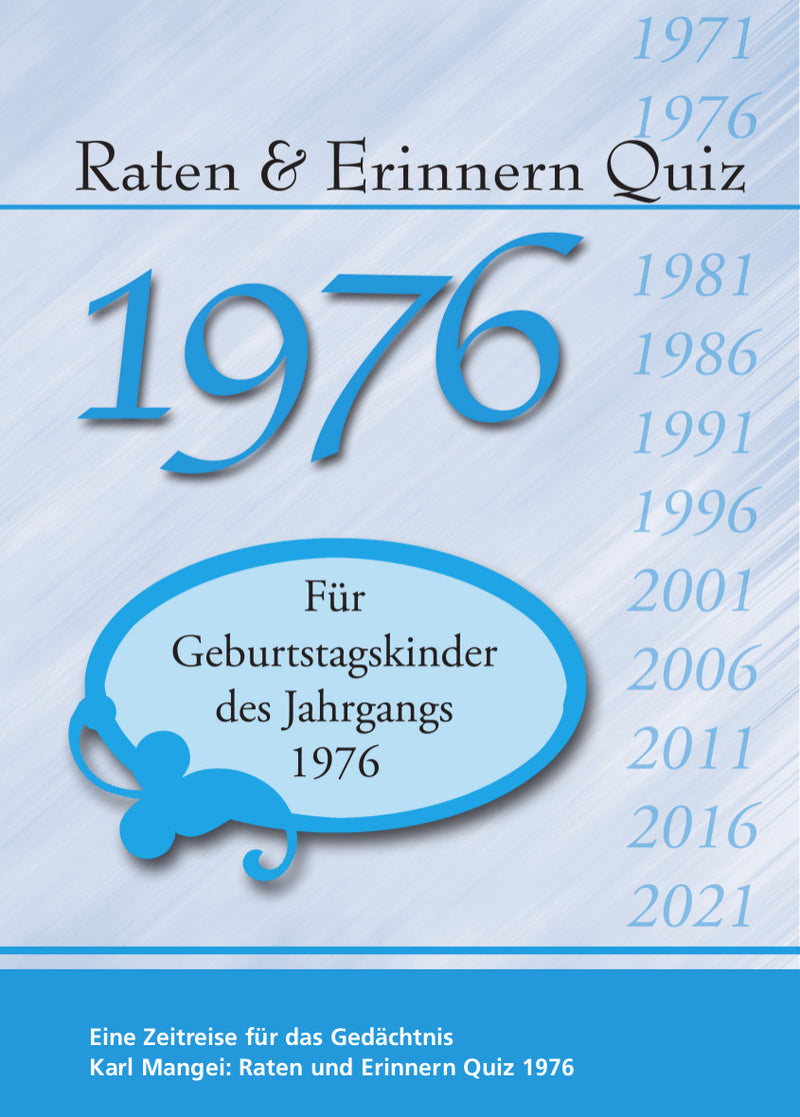 1976 Raten und Erinnern - Quiz