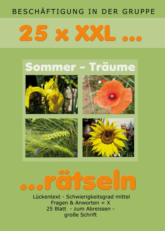 XXL- Rätselblock Sommerträume