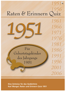 1951 Raten und Erinnern - Quiz