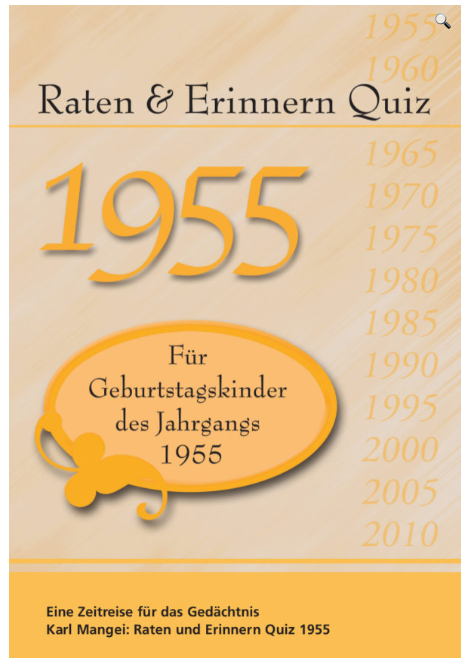 1955 Raten und Erninner - Quiz