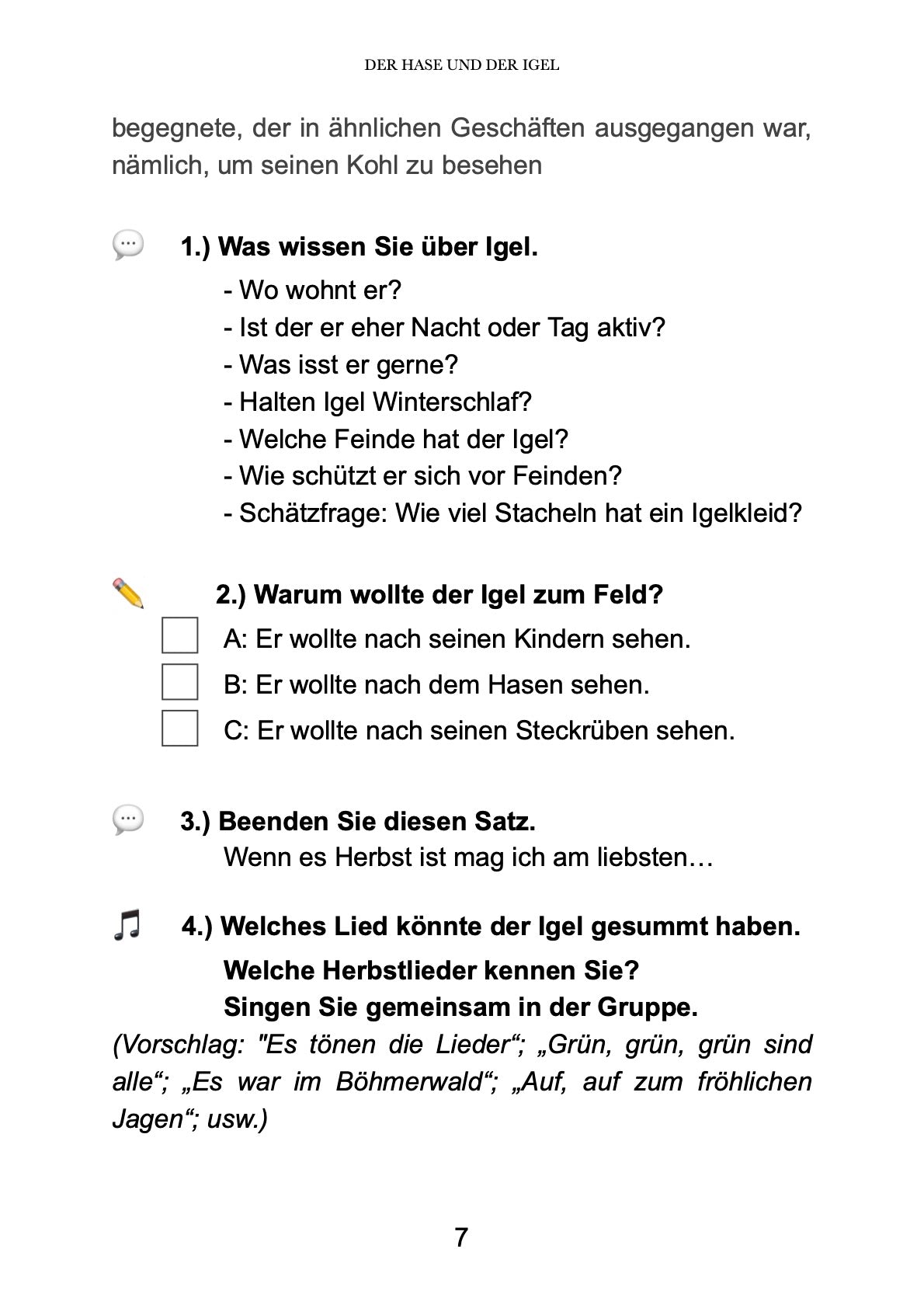 Märchenquiz für Senioren - Beschäftigungsbuch Softcover