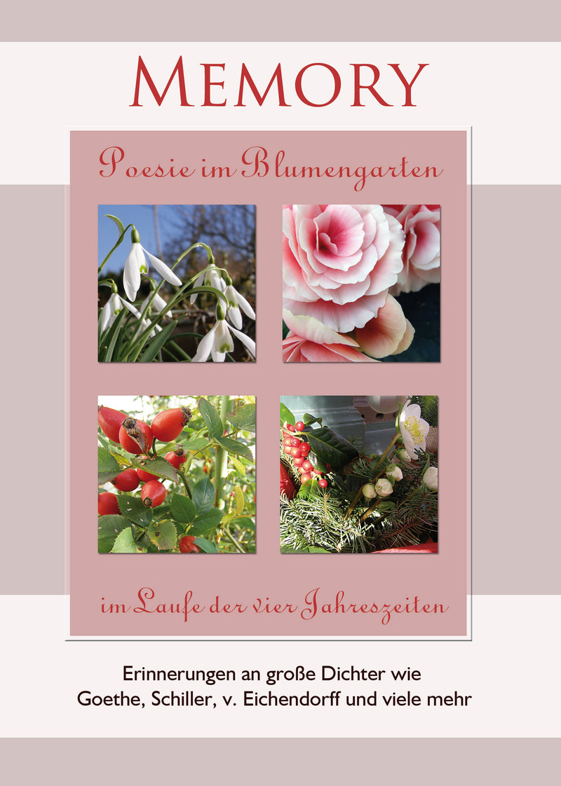 Memory - Poesie im Blumengarten