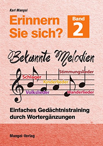 Erinnern Sie Sich Band 2 Bekannte Melodien