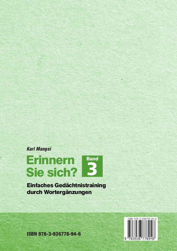 Erinnern Sie sich? Band 3